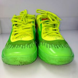 Puma MB.02 Lamelo Ball X Nickelodeon Slime Fluro Green Lime 377584-01 Sz 7